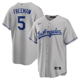 Freddie Freeman 5 Baseball team Road Men's Jersey - Gray