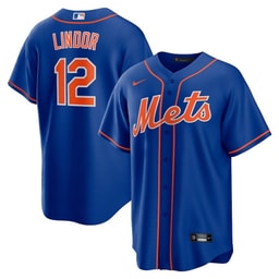 Francisco Lindor Baseball team Alternate Men's Jersey - Royal