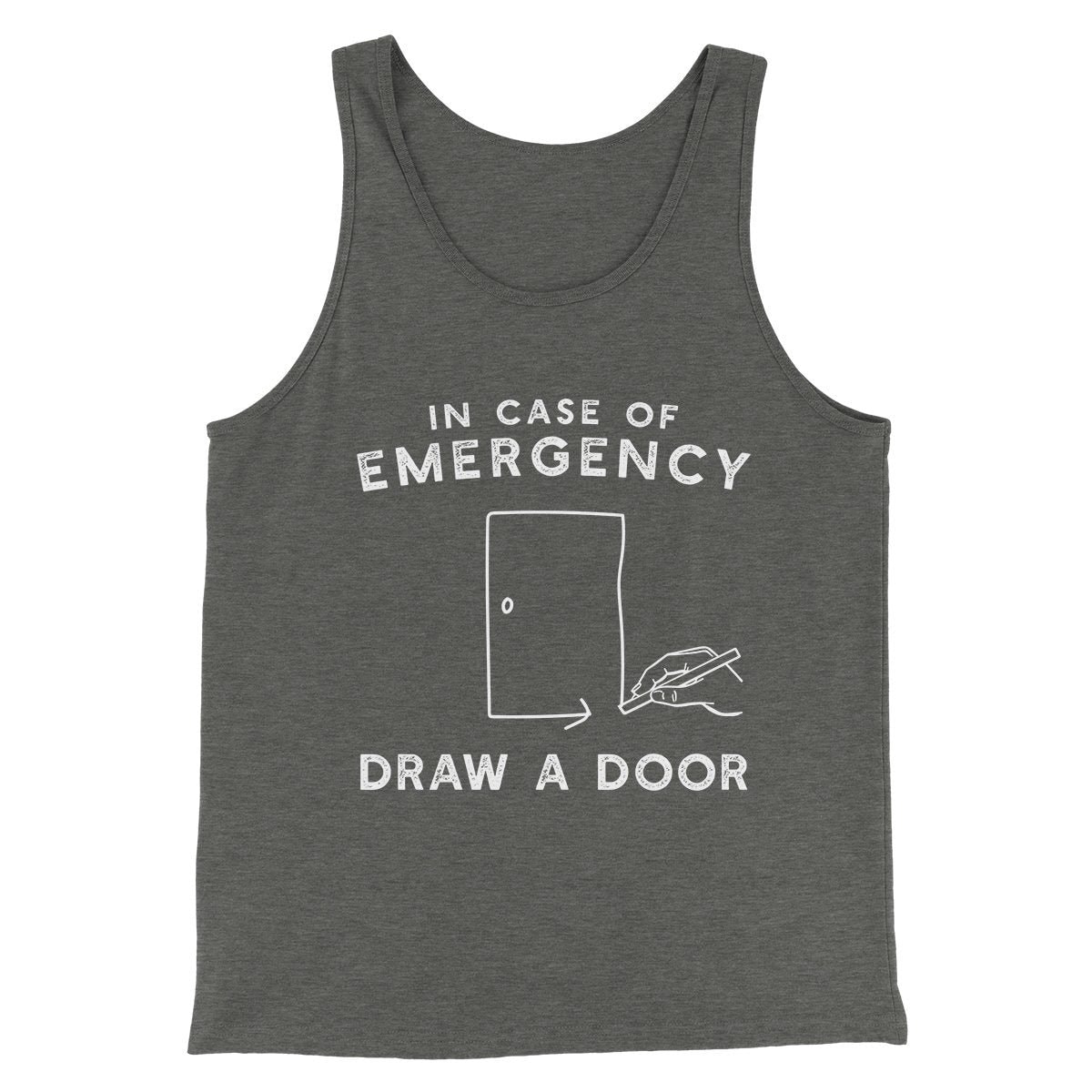 Draw a Door Men/Unisex Tank Top