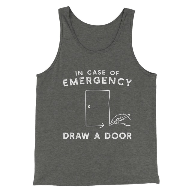 Draw a Door Men/Unisex Tank Top