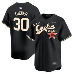Kyle Tucker 30 Baseball team Cactus Jack Black Men's Jersey V2