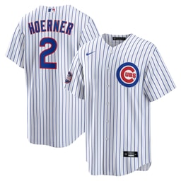 Men's Baseball team Nico Hoerner 2025 Baseball league World Tour: Tokyo Series Home Player Jersey, White