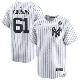 Jake Cousins 61 Baseball team 2024 World Series Home Limited Player Men's Jersey - White
