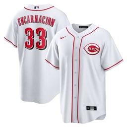 Men's Baseball team Christian Encarnacion-Strand Home Jersey, White