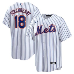 Darryl Strawberry 18 Baseball team Home Men's Player Jersey - White