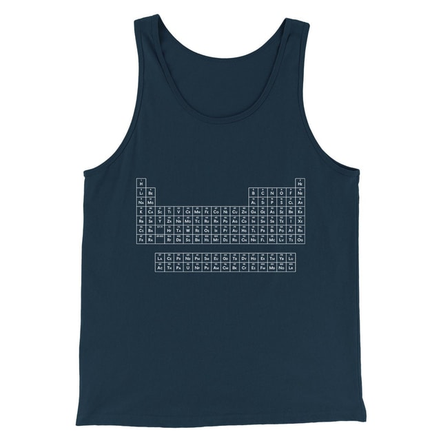 Periodic Table of Elements Men/Unisex Tank Top