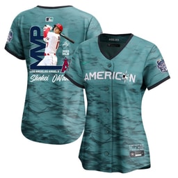 Baseball player 17 Baseball team Signed MVP 2023 All-Star Game Limited Player Women Jersey - Teal