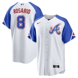 Eddie Rosario 8 Baseball team 2023 City Connect Men's Jersey - White