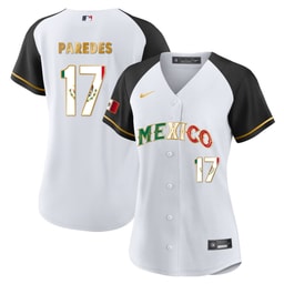 Isaac Paredes 17 Mexico 2023 Flag Alternate Baseball Jersey