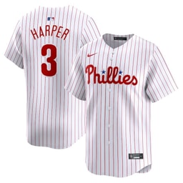 Bryce Harper 3 Baseball team Home Limited Jersey - White