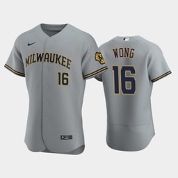Baseball team 16 Kolten Wong Road Team Gray Jersey