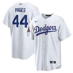 Andy Pages 44 Baseball team 2024 World Series Champions Home Men's Player Jersey - White