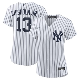 Women's Baseball team Jazz Chisholm Jr. White Home Jersey