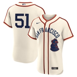 Men's Baseball team Jung Hoo Lee 2024 Rickwood Classic Player Jersey, Cream