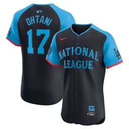 Baseball player 17 National League 2024 All-Star Game Elite Player Men's Jersey - Navy