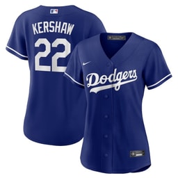 Clayton Kershaw 22 Baseball team Alternate Women's Jersey - Royal