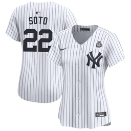 Juan Soto 22 Baseball team Women's 2024 World Series Home Limited Jersey - White