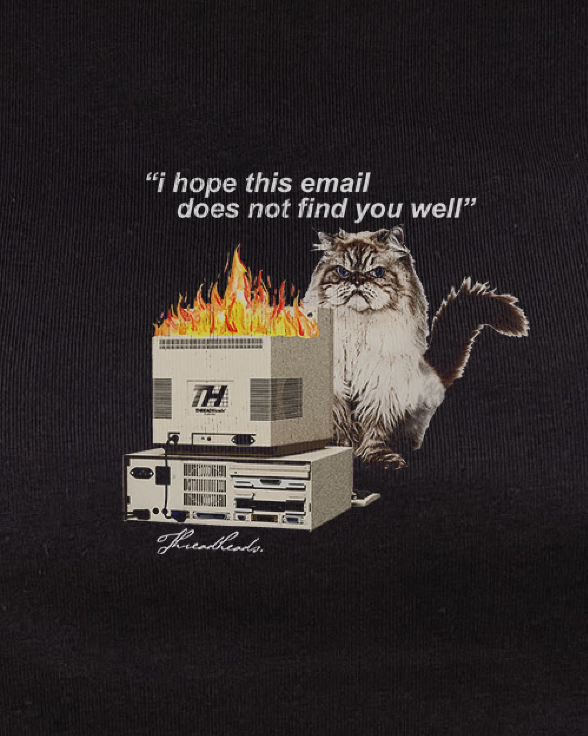 I Hope This Email Oversized Graphic Tee - Unisex 90s Boxy Fit 100% Combed Cotton