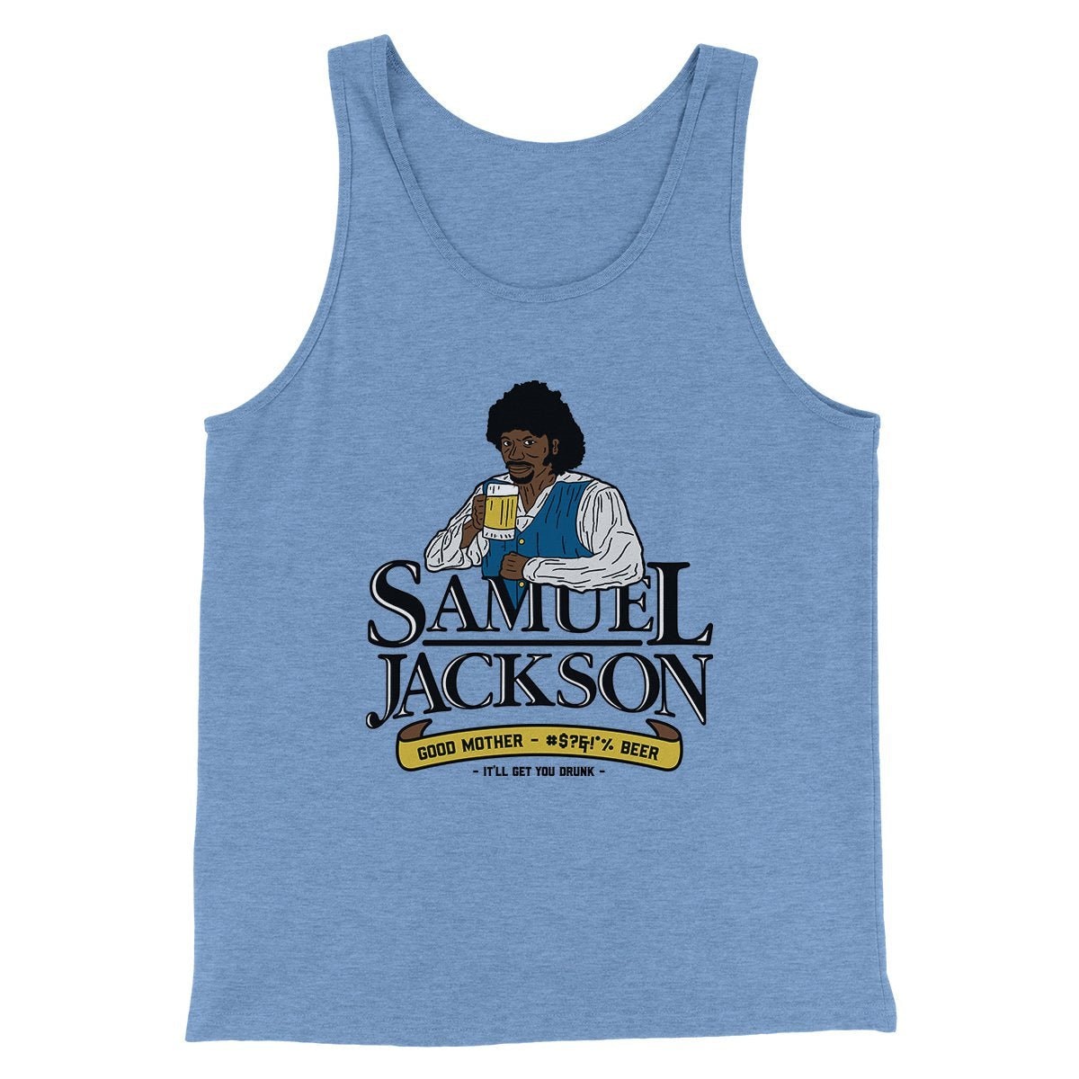 Samuel L. Jackson Beer Men/Unisex Tank Top