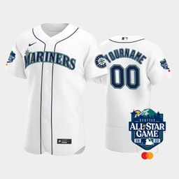 2023 All-Star Game Baseball team 00 Custom White Jersey