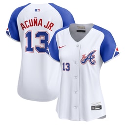 Women's Baseball team Ronald Acu?a Jr. White City Connect Limited Player Jersey