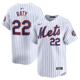 Brett Baty 22 Baseball team Home Limited Player Men's Jersey - White