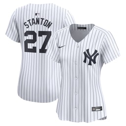 Women's Baseball team Giancarlo Stanton White Home Limited Player Jersey