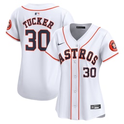 Women's Baseball team Kyle Tucker White Home Limited Player Jersey