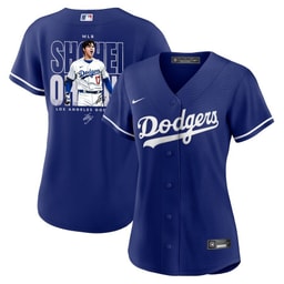 Baseball player 17 Baseball team Signed ShoTime 2023 Alternate Women Jersey - Royal