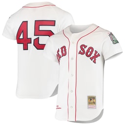 Men's Baseball team Pedro Martinez Apparel brand White 1999 Cooperstown Collection Home Jersey