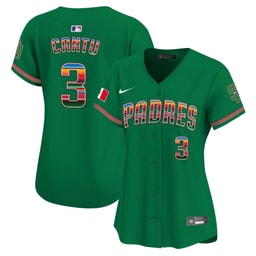Jorge Cantu 3 Baseball team Mexico Women's Jersey - Green