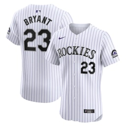 Men's Baseball team Kris Bryant Home Elite Jersey, White
