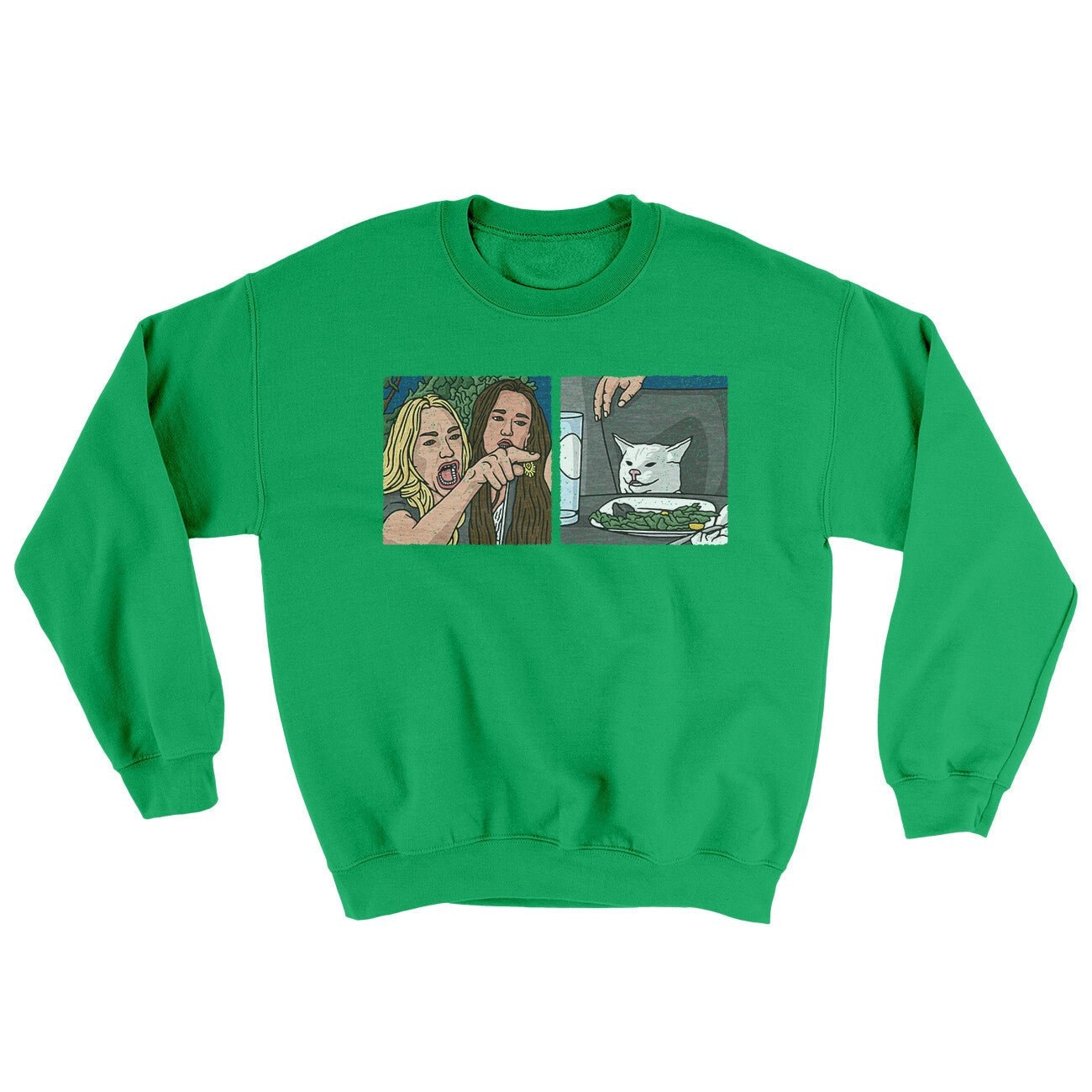 Woman Yelling At A Cat Meme Ugly Sweater