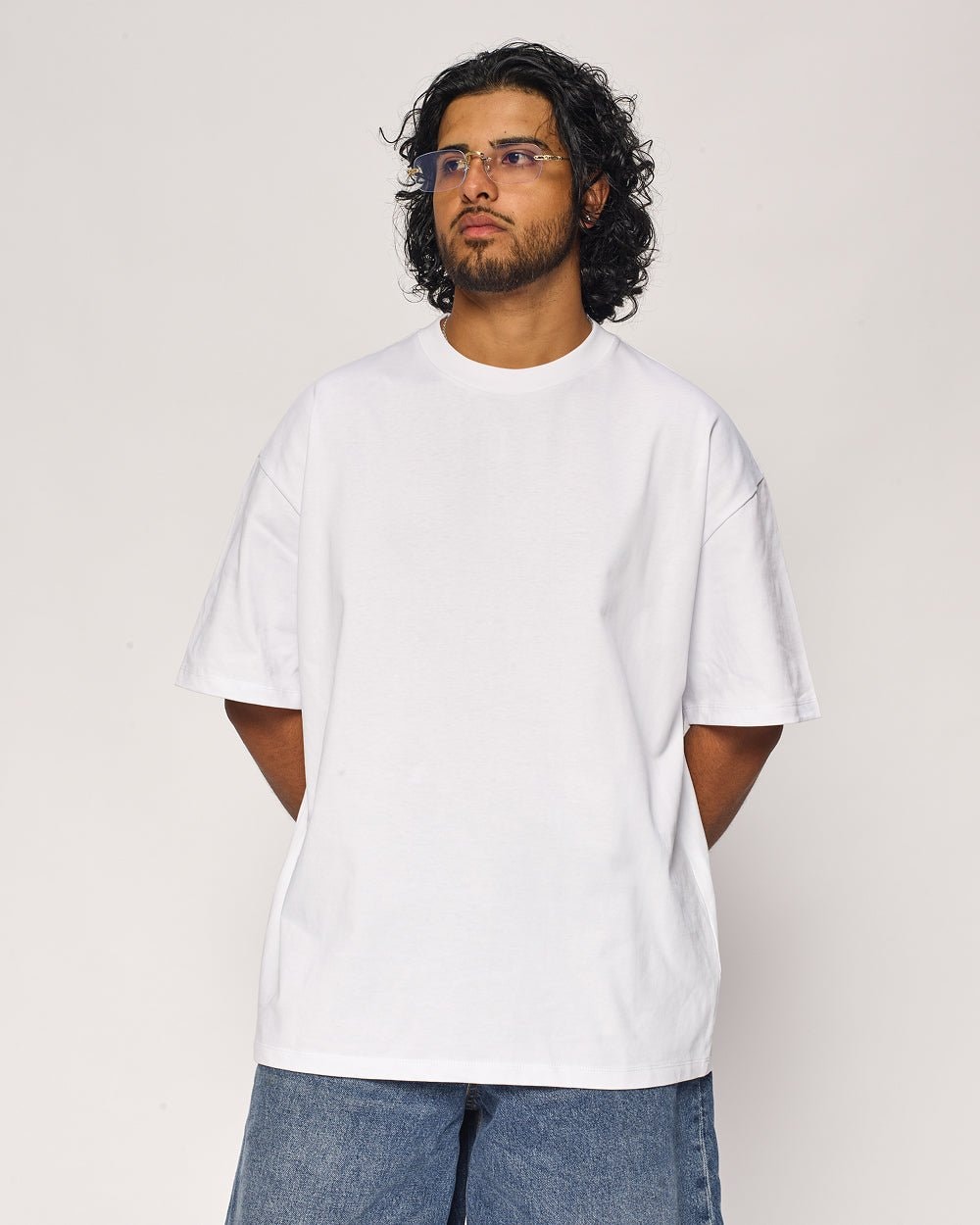 Oversized Unisex Tee - 90s Boxy Fit, Dropped Shoulders, 100% Combed Cotton 275 GSM