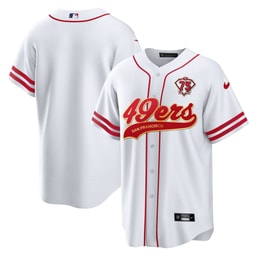 Football team Men's Baseball Jersey - White