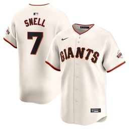 Blake Snell 7 Baseball team Home Limited Men's Jersey - Cream