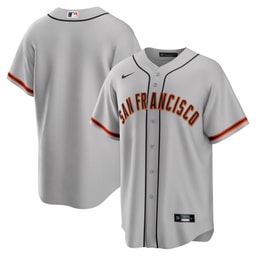 Men's Baseball team Gray Road Team Jersey