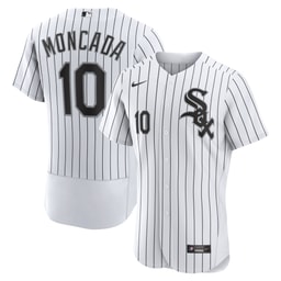 Men's Baseball team Yoan Moncada White Home Player Jersey