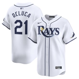 Jonny DeLuca 21 Baseball team Home Limited Men's Jersey - White