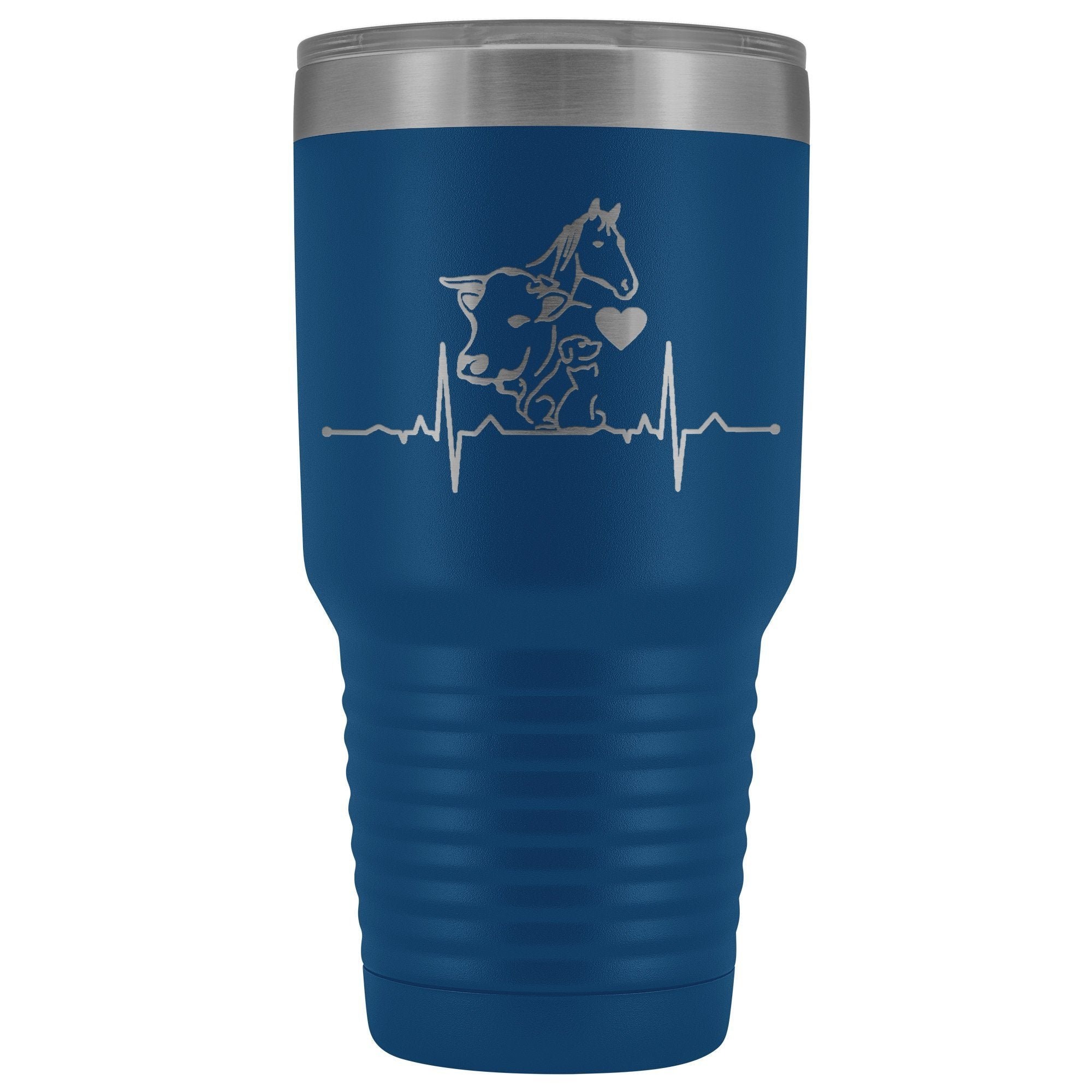 Animals Heartbeat 30oz Vacuum Tumbler