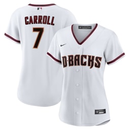 Women's Baseball team Corbin Carroll White Home Player Jersey