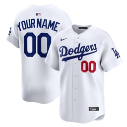 Men's Baseball team White Home Limited Custom Jersey