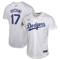 Baseball player 17 Baseball team 2024 World Series Champions Home Game Player YOUTH Jersey - White