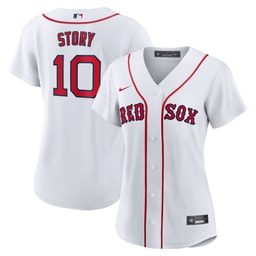 Women's Baseball team Trevor Story White Home Jersey