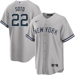 Juan Soto 22 Baseball team Road Men's Jersey, Gray