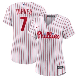 Women's Baseball team Trea Turner Home Player Jersey, White
