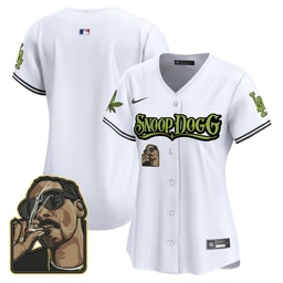 Baseball team Snoop Dogg Women's Jersey - White