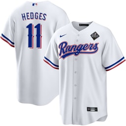 Austin Hedges 11 Baseball team 2023 World Series Stitched Baseball Jersey, White