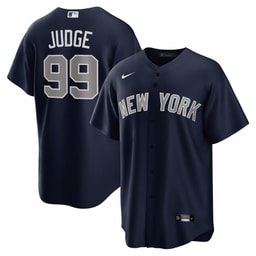 Men's Baseball team Aaron Judge Navy Alternate Player Name Jersey