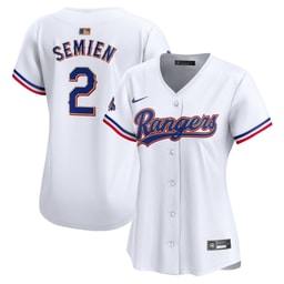 Women's Baseball team Marcus Semien White 2024 Gold Collection Limited Player Jersey
